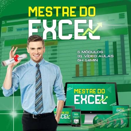 Capa do Curso Mestre do Excel — Curso online