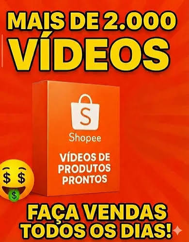 Capa do Pack de Videos Virais Shopee — Curso online